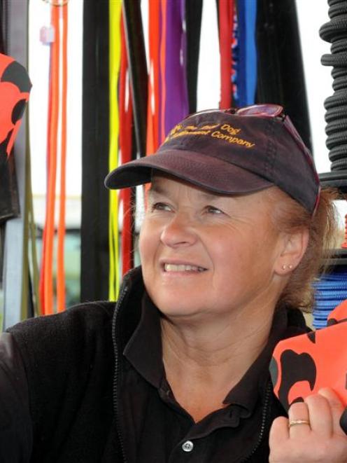 Ranfurly businesswoman Rose Voice has continued to grow her dog equipment business. Photo by ODT.