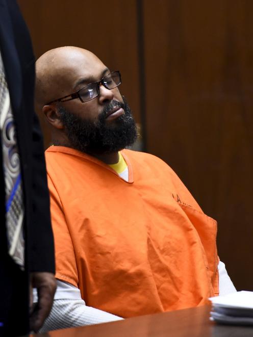 Rap mogul Marion "Suge" Knight appears in court during a bail review hearing in Los Angeles....