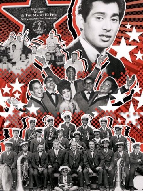 Ratana brass band (left), Rim D Paul (top right), Tai Paul and his Pohutu Boys (top left), Mary...