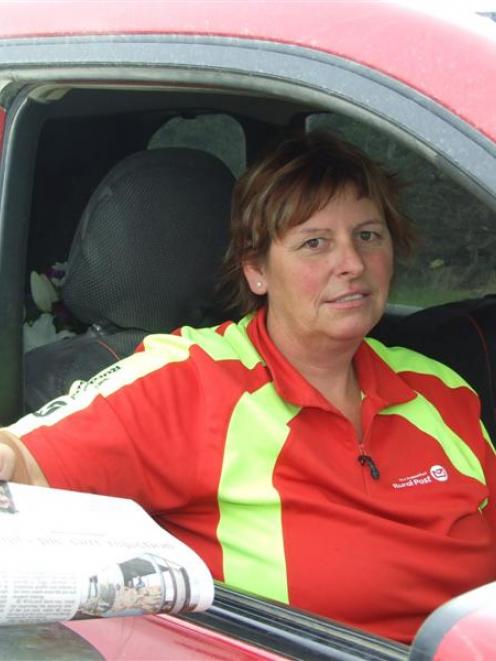 RD 2 Balclutha rural delivery contractor Jocelyn Carson. Photo by Helena de Reus.