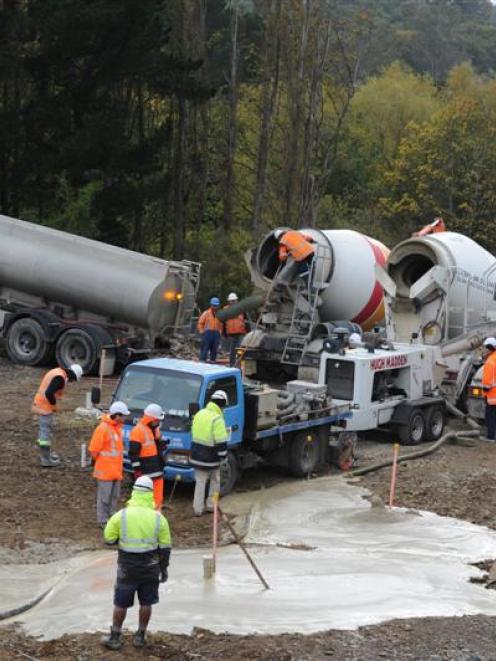 Ready-mix concrete activity is increasing in Otago-Southland in line with overall manufacturing...