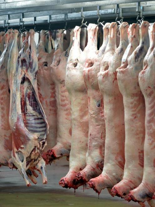 Red meat exports are up but values are down. Photo by Stephen Jaquiery.