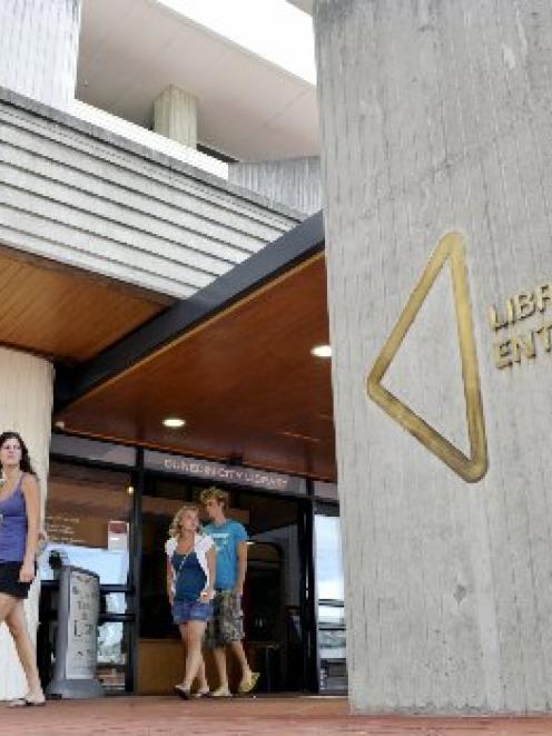 Reduced hours have been suggested to cut costs at the central Dunedin library. Photo by Gerard O...