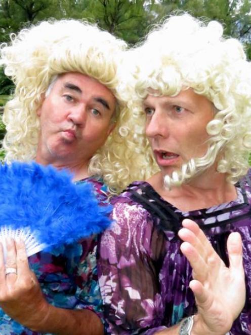 Remarkable Theatre actors Mike Legge (left) and Chris Parvin as the ugly sisters reveal all about...