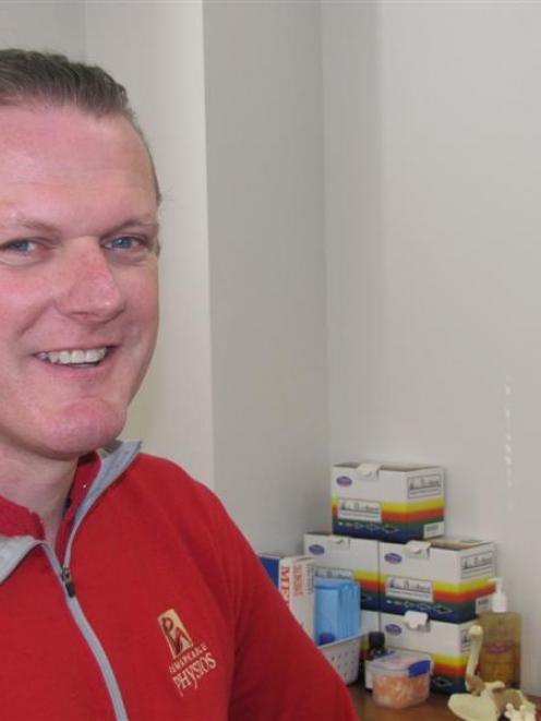 Remarkables Physios business manager Simon Smith at its new Queenstown treatment studio which...