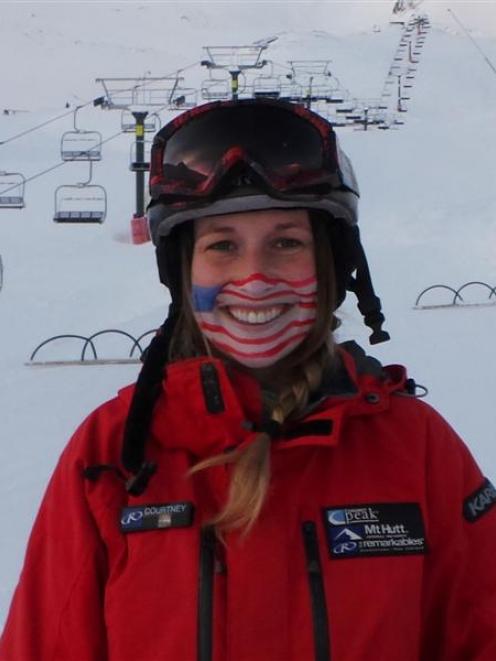 Remarkables ski instructor Courtney Blann, originally from California. Photo by Ben Kien/The...