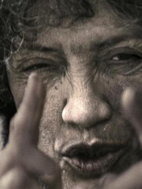 Rena Owen in a scene from Rain Of The Children.