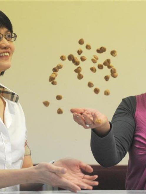 Researcher Agnes Tey (left) and supervisor Dr Rachel Brown are trying to find out how many...