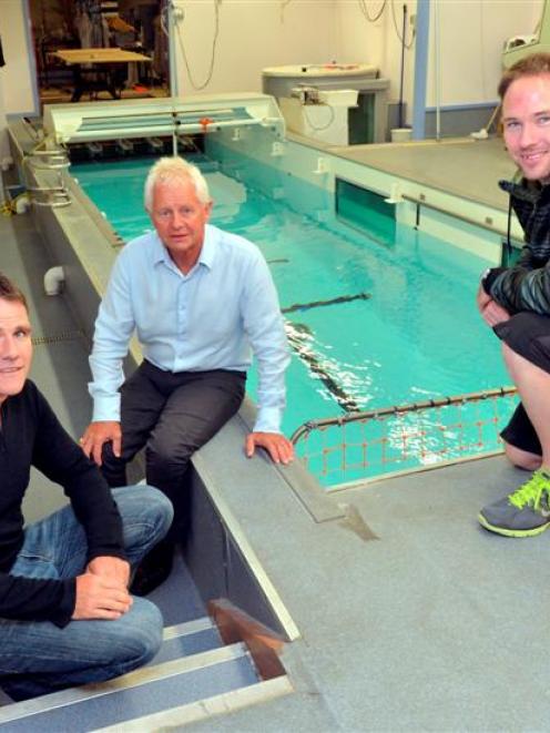 Researchers (from left) Dr Jim Cotter, Prof Dave Gerrard and Carl Bradford at the School of...