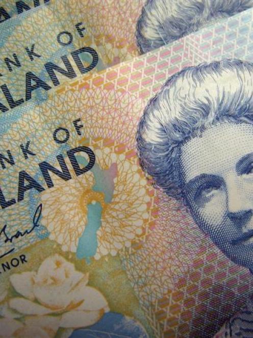 Reserve Bank of New Zealand dollar notes. Photo by Reuters.