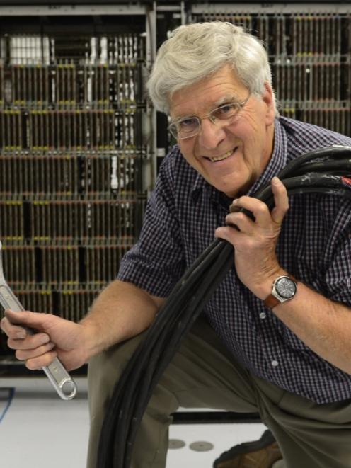 Retired computer engineer Bruce McMillan installs Dunedin's first computer, the ICT 1301, in the...