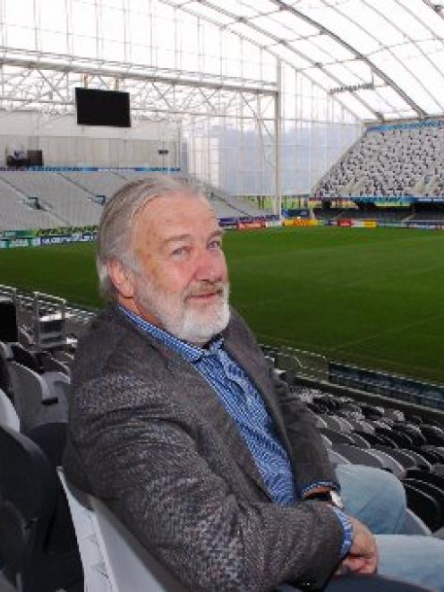 Retired judge and chairman of Dunedin Venues Sir John Hansen at the Forsyth Barr Stadium in...