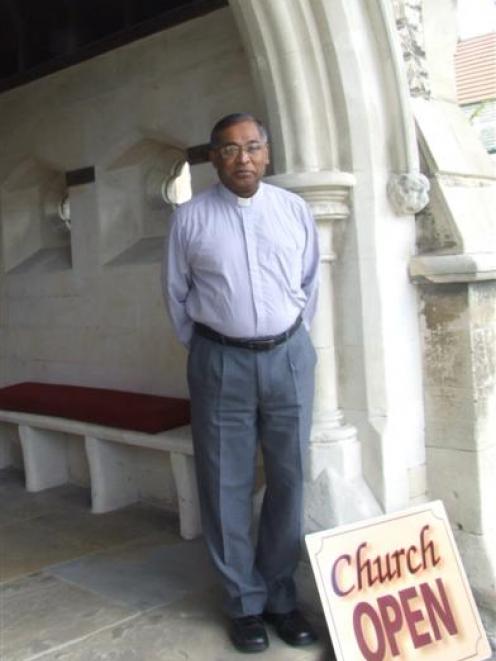 Rev Kumar Anandanayagam is leaving Oamaru to move to a parish in Auckland. Photo by Sally Rae.