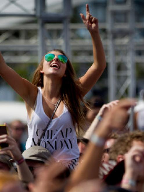 Revellers at a previous Laneway Festival. File photo NZ Herald/Sarah Ivey