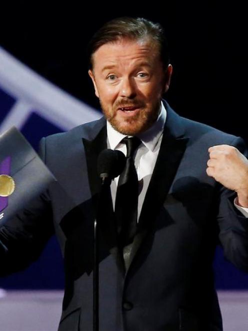 Ricky Gervais will host the event for a fourth time.