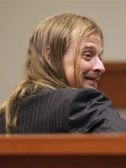 Robert James Ritchie, better known as Kid Rock, makes a court appearance in DeKalb County, in...