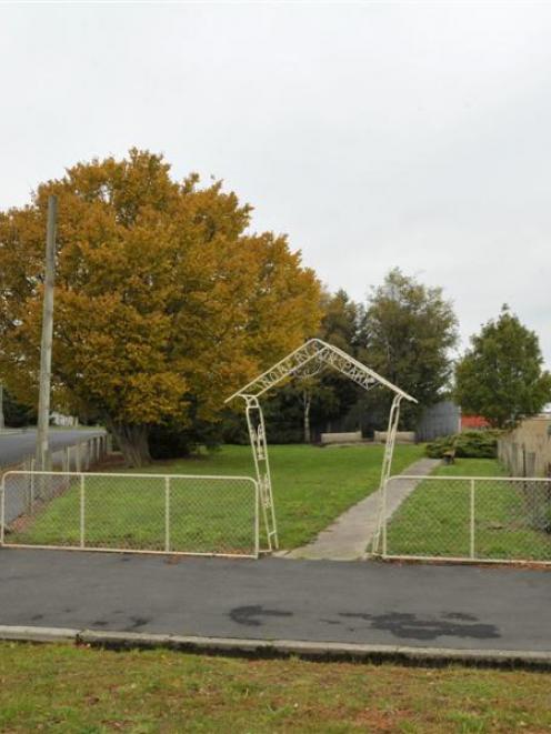 Robertson Park in Middlemarch  was  incorrectly included  in a list of Dunedin City Council...