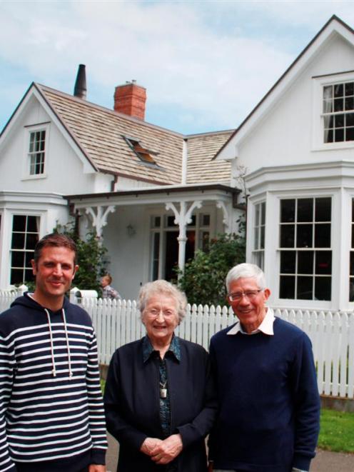 Robin Yule (left), the great-great-grandson of the first owner of Invercargill's Yule House, with...