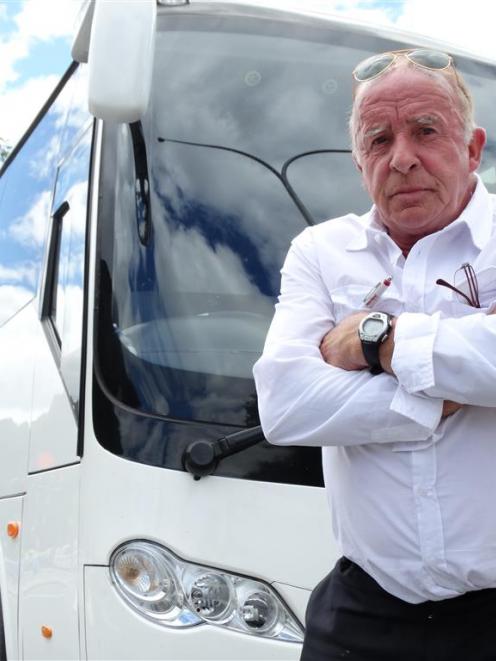 Rod Griffiths is leading a group of tour coach drivers threatening a blockade of central...