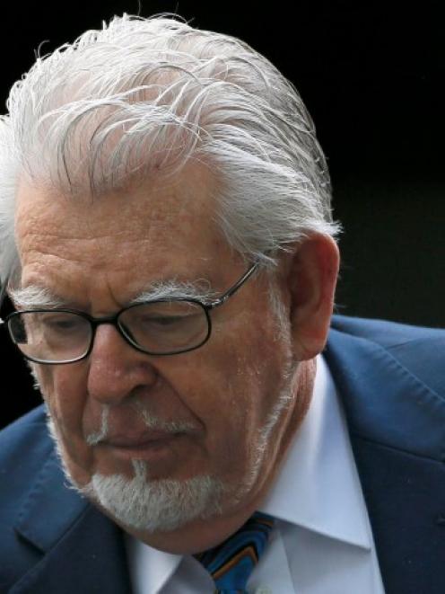 Rolf Harris arrives at Southwark Crown Court in central London. REUTERS/Stefan Wermuth