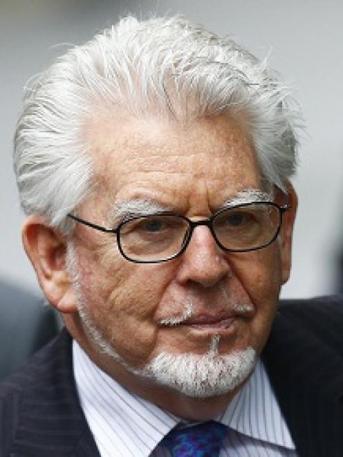 Rolf Harris arrives at Southwark Crown Court in London. REUTERS/Andrew Winning