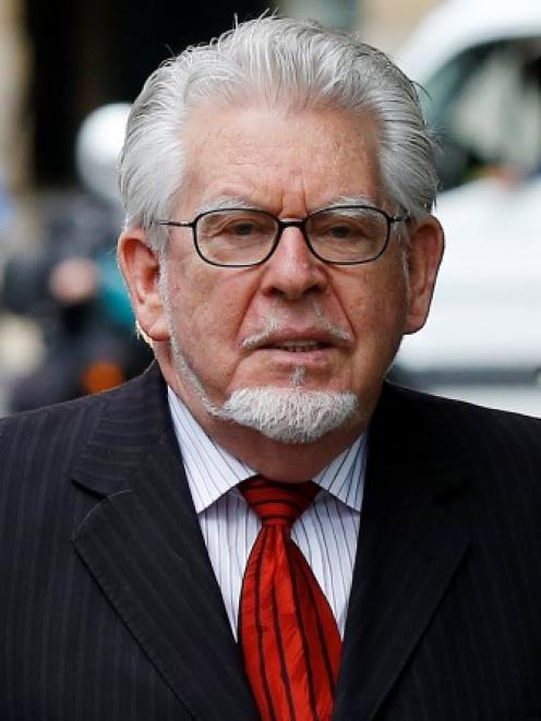 Rolf Harris arrives at Southwark Crown Court in London. REUTERS/Suzanne Plunkett