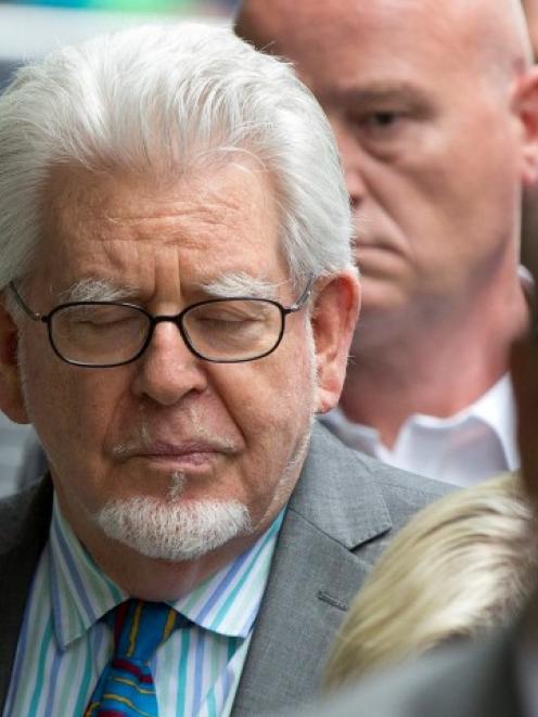 Rolf Harris leaves Southwark Crown Court in London after being found guilty. REUTERS/Neil Hall