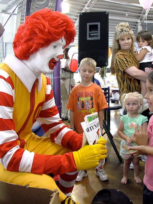 Ronald McDonald - force for good or unhealthy role model? Photo AP