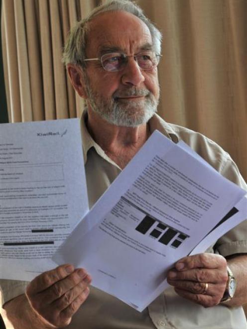 Roseneath resident Trevor Hislop is still searching for answers about KiwiRail's Chinese wagon...