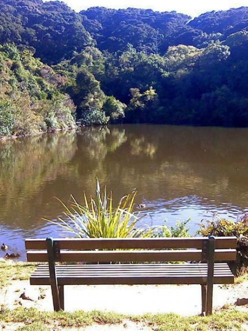 Ross Creek reservoir, the perfect place for thinking deep thoughts. Photo by Roy Colbert.