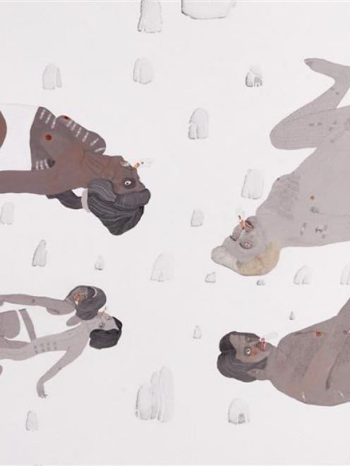 Rotation Prayer (detail), by Kushana Bush.