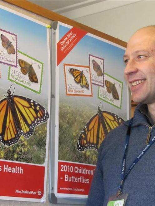 Roxburgh Children's Health Camp manager Martin Stuart says the butterfly featured on this year's...