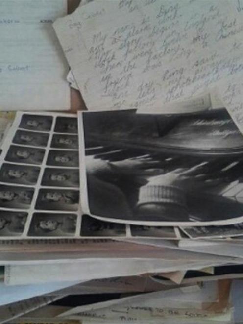 Roy Colbert's primary school photo box. Photo by Roy Colbert.