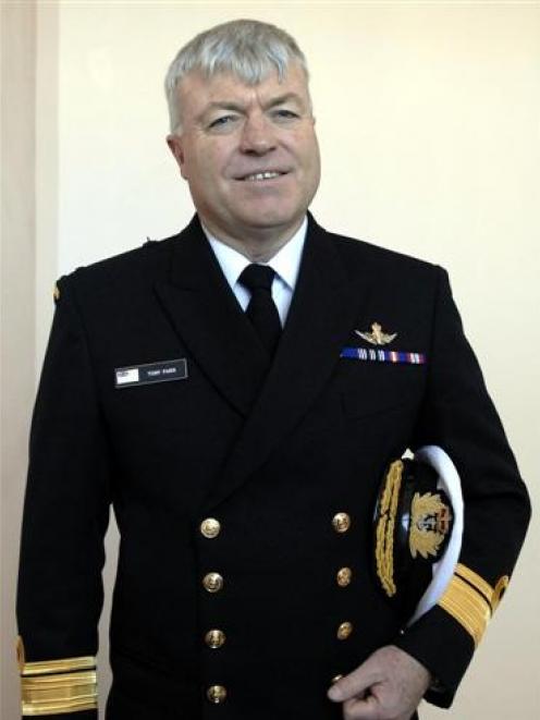 Royal New Zealand Navy Rear-admiral Tony Parr. Photo by Gregor Richardson.