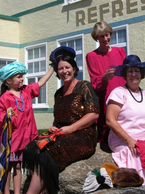 Rural Art Deco Maniototo organising committee members (from left) Amie Pont, of Waipiata, Diane...