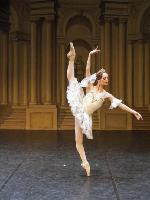 Russian National Ballet Theatre dancer Elisaveta Igorevna Lobacheva rehearses. PHOTO: RUSSIAN...