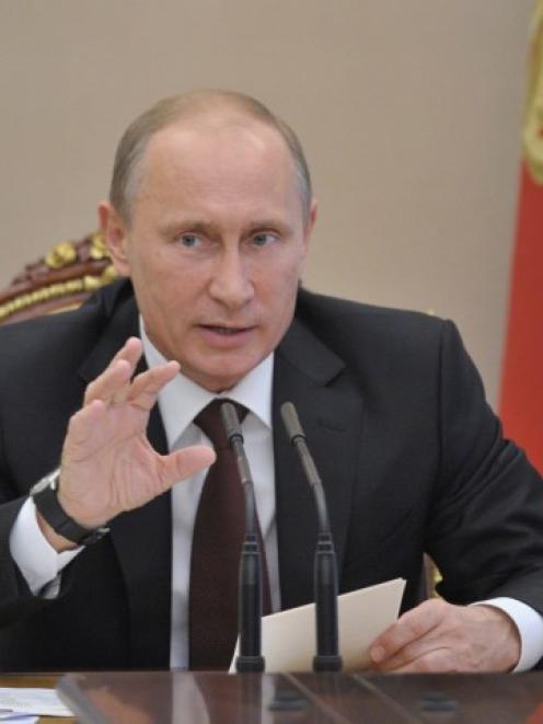 Russian President Vladimir Putin. Photo Reuters