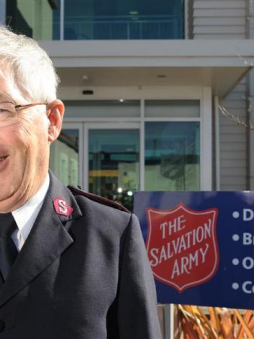 Salvation Army social policy and parliamentary unit director Major Campbell Roberts visited the...