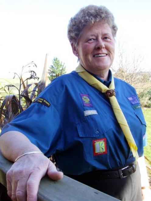 Sandra Hawkins will be presented with Scouting New Zealand's Silver Tiki award on Sunday. Photo...