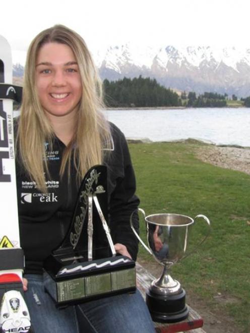 Sarah Jarvis took a moment to relax in Queenstown in the middle of a hectic week of four race...