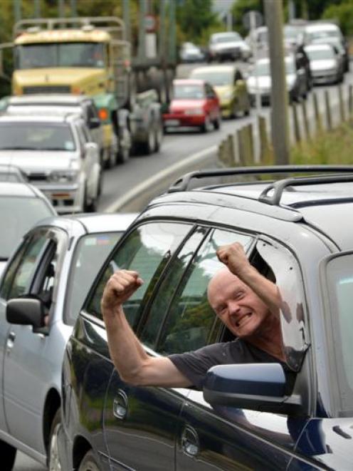 Sawyers Bay man Patrick Best was among hundreds of Dunedin motorists caught in an hour-long...