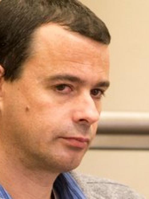 School teacher James Parker appears for sentencing. Photo / NZ Herald