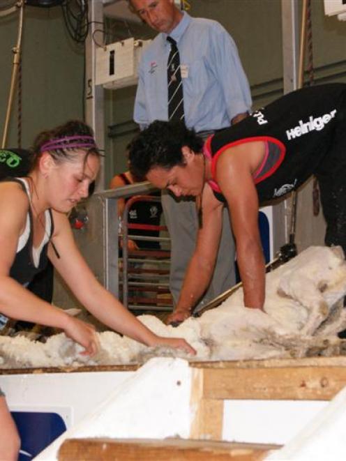 Senior shearing champion, Australia-based Te Atakura Crawford, originally of Te Karaka, works...