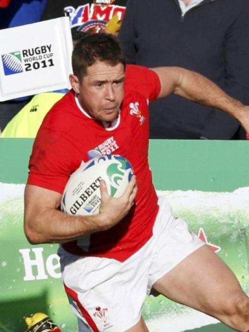 Shane Williams scores a try for Wales against Samoa in Hamilton. Williams has recovered from...
