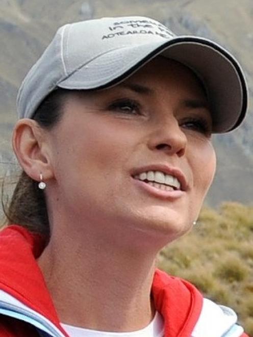 Shania Twain pictured recently on Motatapu Station, near Wanaka. Photo by Stephen Jaquiery.