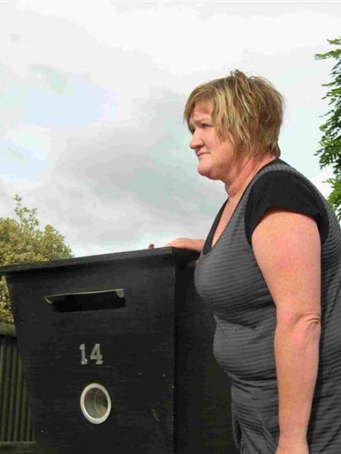 Sharon Falconer is hoping a heart-shaped locket containing her late husband's ashes will be...