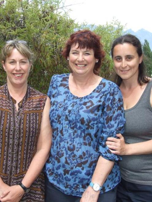 Sharon Mahon (left), Gay Lindsay and Laura Gonzalez are teacher aides at Queenstown Primary...