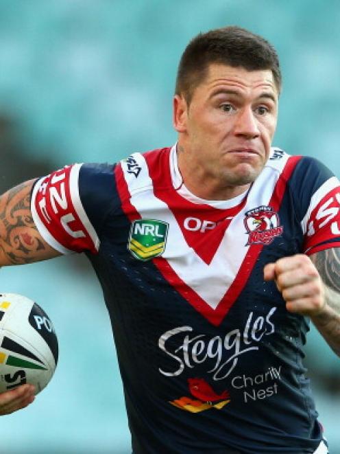 Shaun Kenny-Dowall in action for the Sydney Roosters.