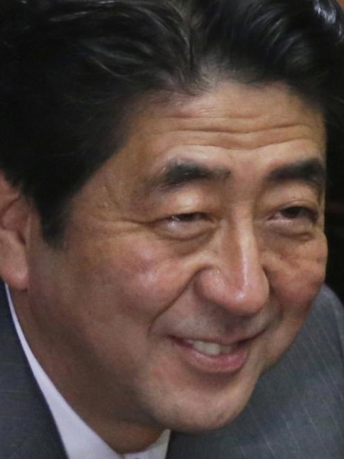 Shinzo Abe. Photo by Reuters