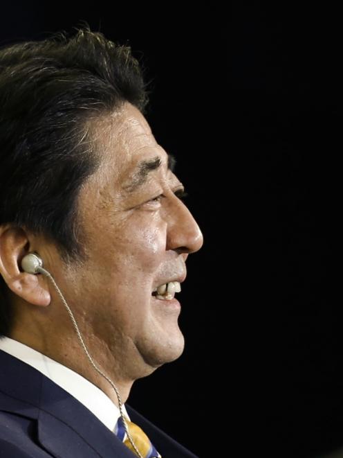 Shinzo Abe. Photo by Reuters